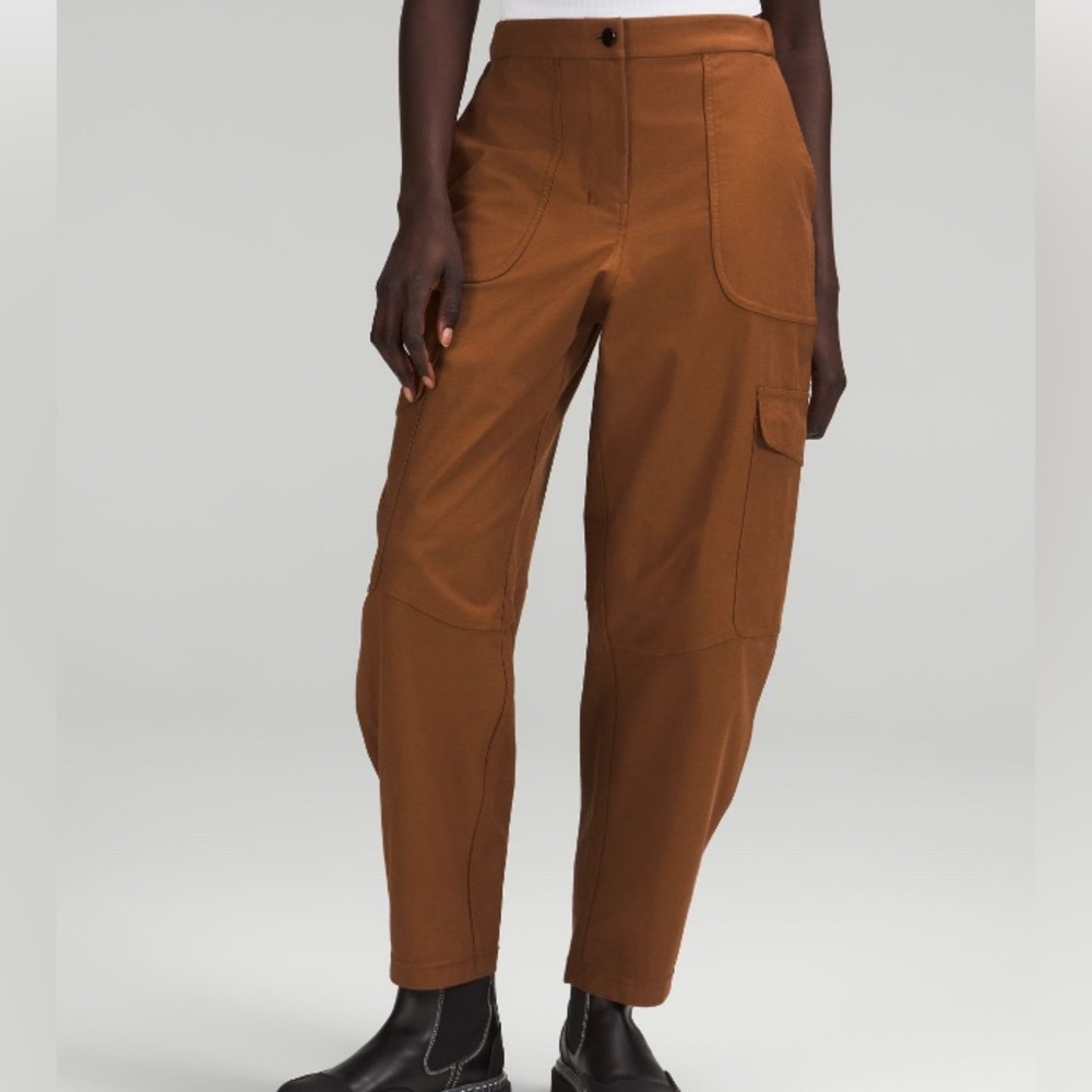 Lulu Lemon Cargo Pocket HR Pant - Roasted Brown